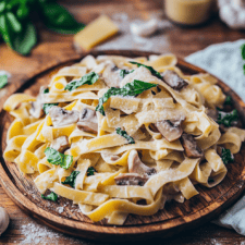 Garlic Mushroom Pasta Recipe