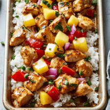 Hawaiian Chicken Sheet Pan Recipe