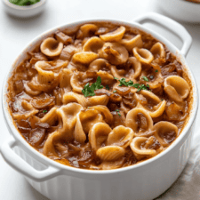 One Pot French Onion Pasta Recipe