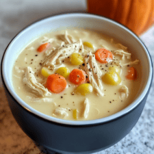 Easy Creamy Chicken Noodle Soup Recipe