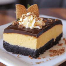 No Bake Mint Chocolate Cheesecake Recipe