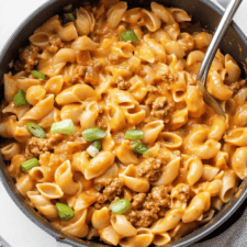 One-pot Cheeseburger Pasta Recipe