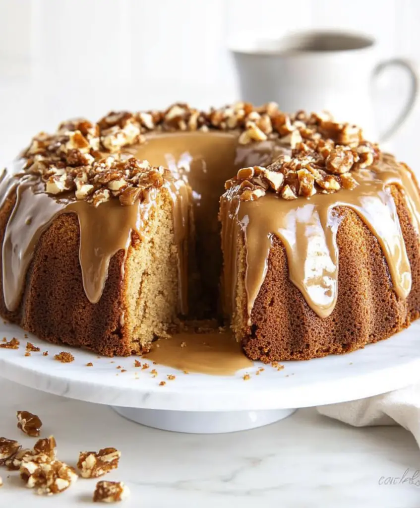 Caramel Nut Pound Cake