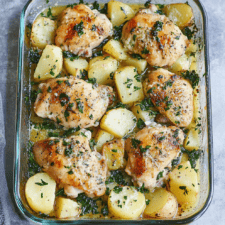 Garlic Parmesan Chicken And Potatoes Recipe
