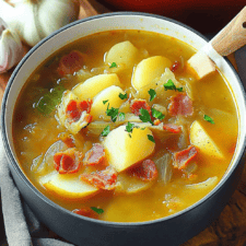 Irish Bacon Cabbage And Potato Soup Recipe