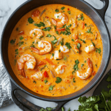 Quick And Spicy Shrimp Soup Recipe