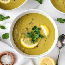 Asparagus, Lemon, And Mint Soup Recipe