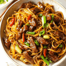 Beef Stir Fry With Noodles And Sticky Sauce Recipe