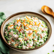 Classic Pea Salad With Bacon Recipe
