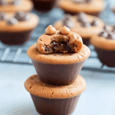 Peanut Butter Chocolate Chip Cookie Cups Recipe