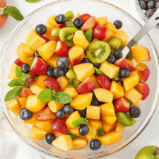 Summer Fruit Salad With Mint And Almonds Recipe