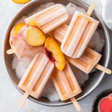 Summer Peach & Cream Ice Pops Recipe